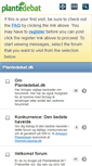 Mobile Screenshot of plantedebat.dk